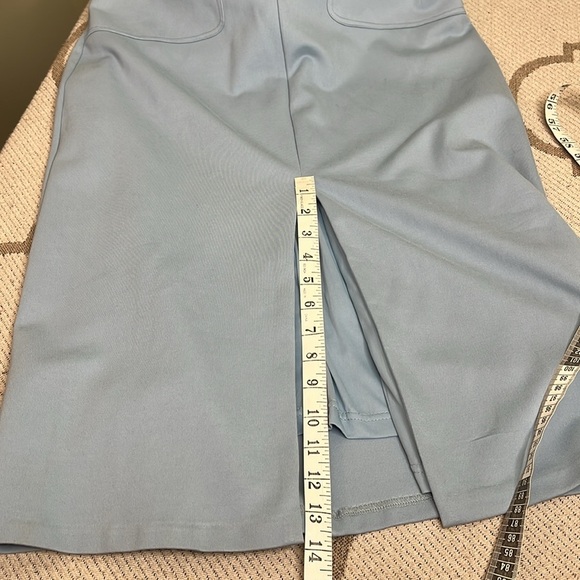 Anthropologie Hutch strapless slim slit front midi dress - Picture 14 of 16